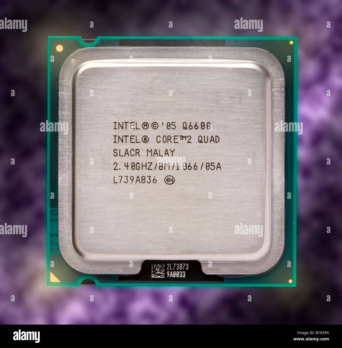 Intel Quad-core-cpu Stockfoto