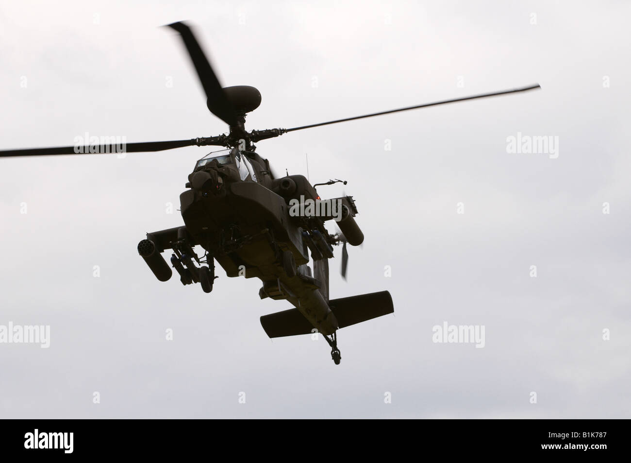 Boeing AH - 64D Longbow Apache Hubschrauber Kemble Airshow 2008 Stockfoto