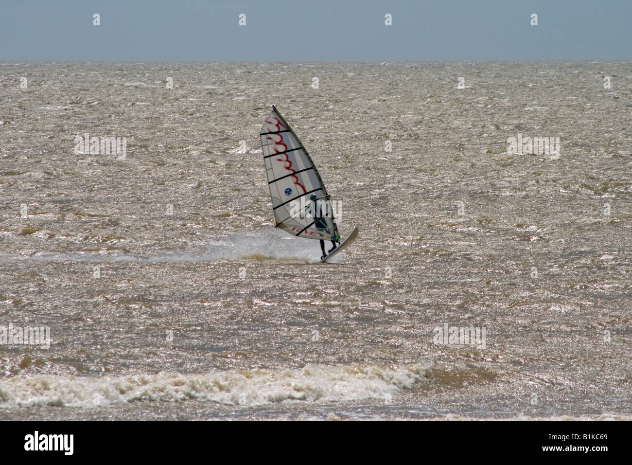 Sailboarder Stockfoto