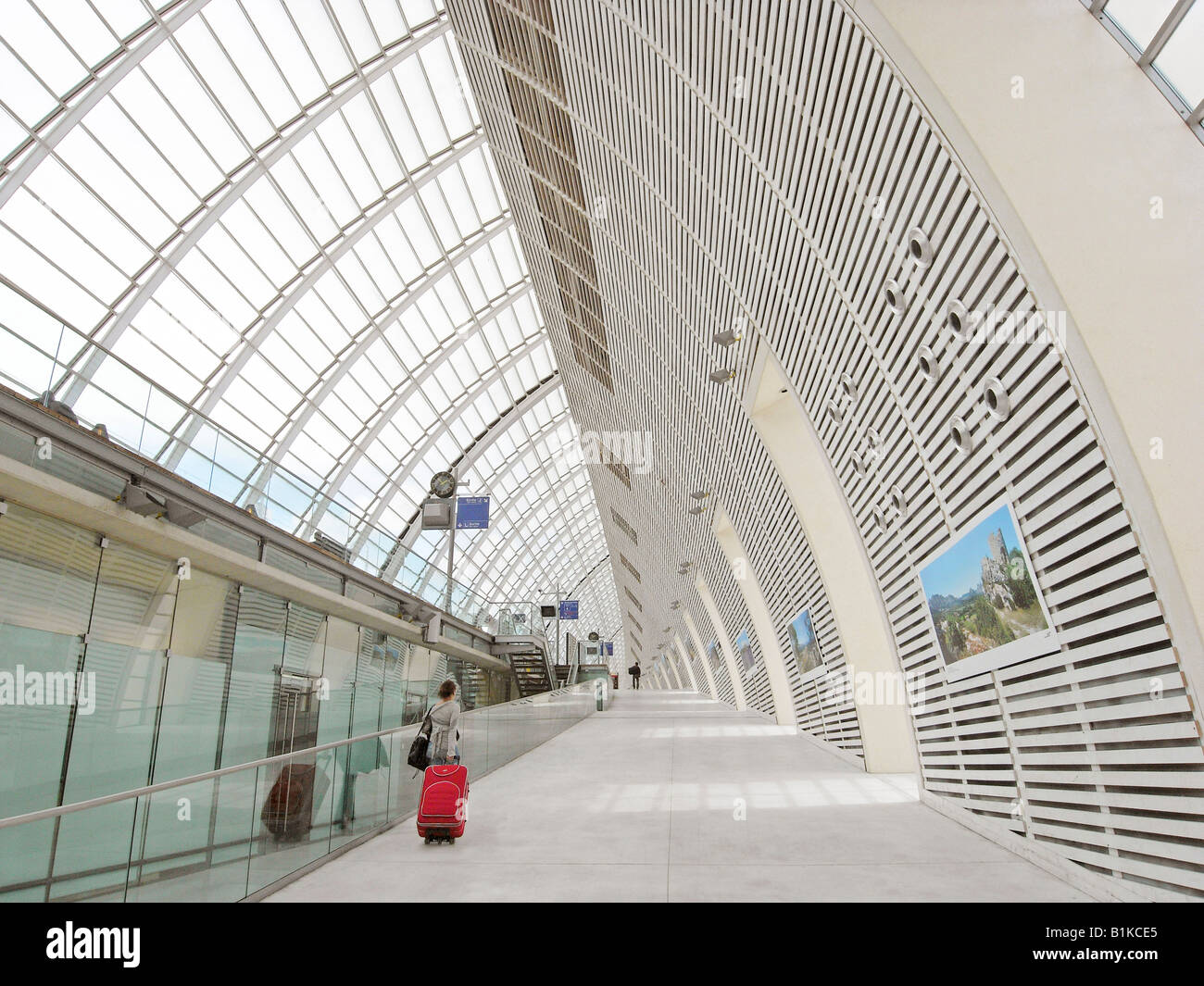 TGV-Bahnhof Avignon Frankreich Stockfoto