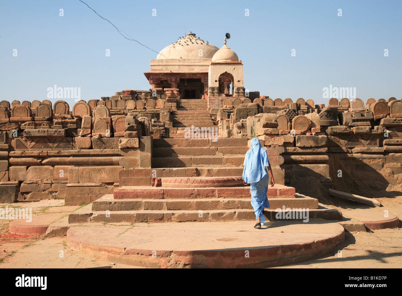 Harshat Mata 10. Jahrhundert Hindu Tempel Abhaneri Rajasthan Indien Stockfoto