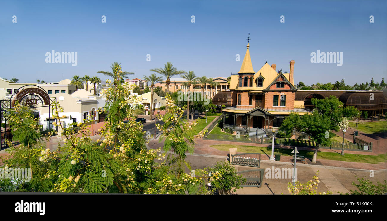 Das historische Rosson House auf dem historischen Erbe Platz in Phoenix Arizona Stockfoto