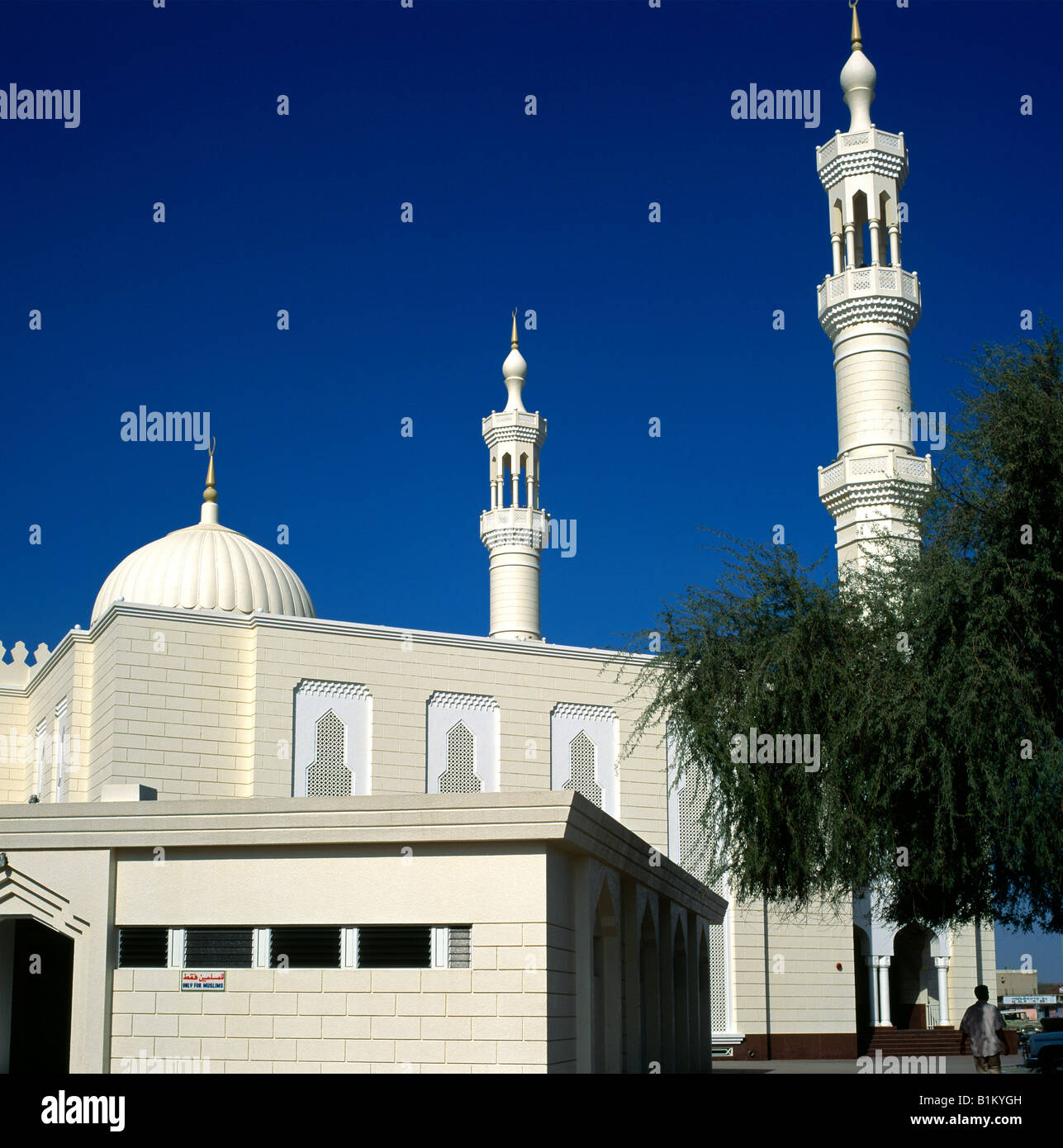 Sharjah Vereinigte Arabische Emirate Al Dhaid Moschee Stockfoto