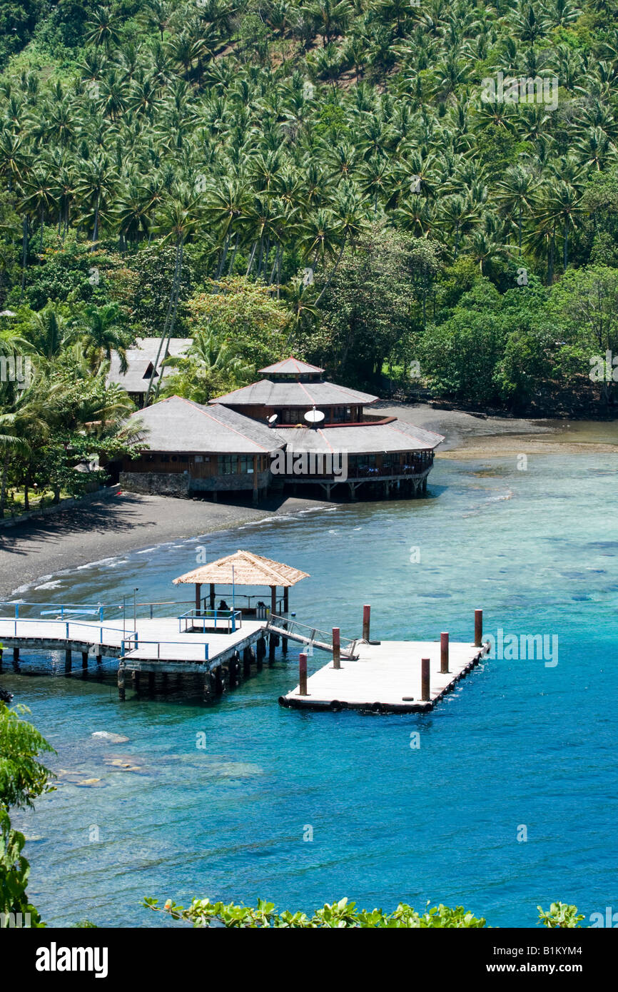 Kungkungan Bay Resort, KBR, Nord-Sulawesi, Indonesien Stockfoto