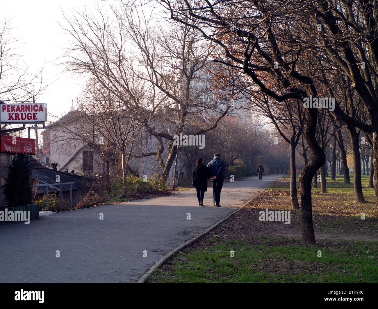 Straßenszene in Zagreb Kroatien Europa Stockfoto