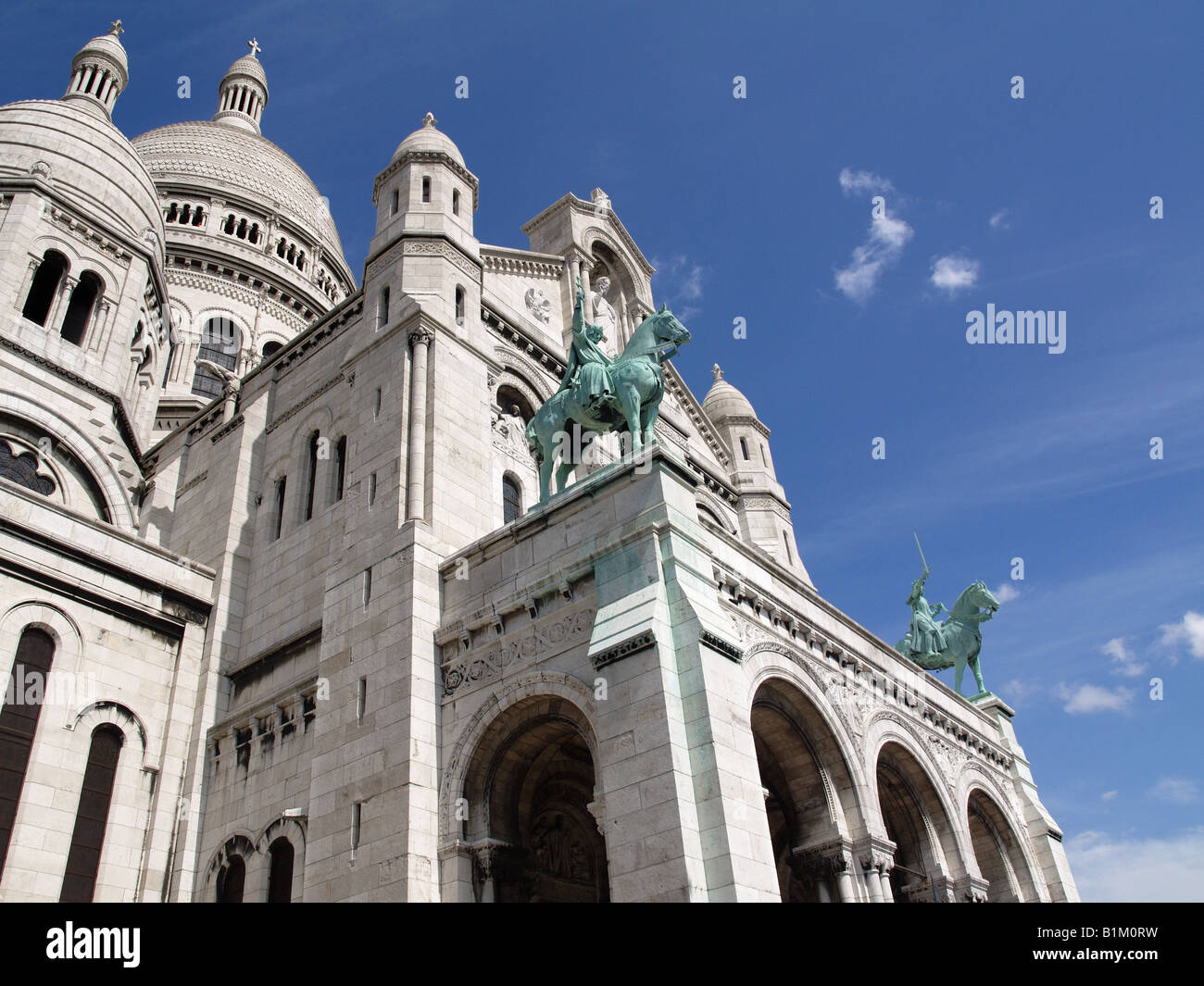 Sacre Coeur / Sacre Cuere Basilika Paris Frankreich Stockfoto