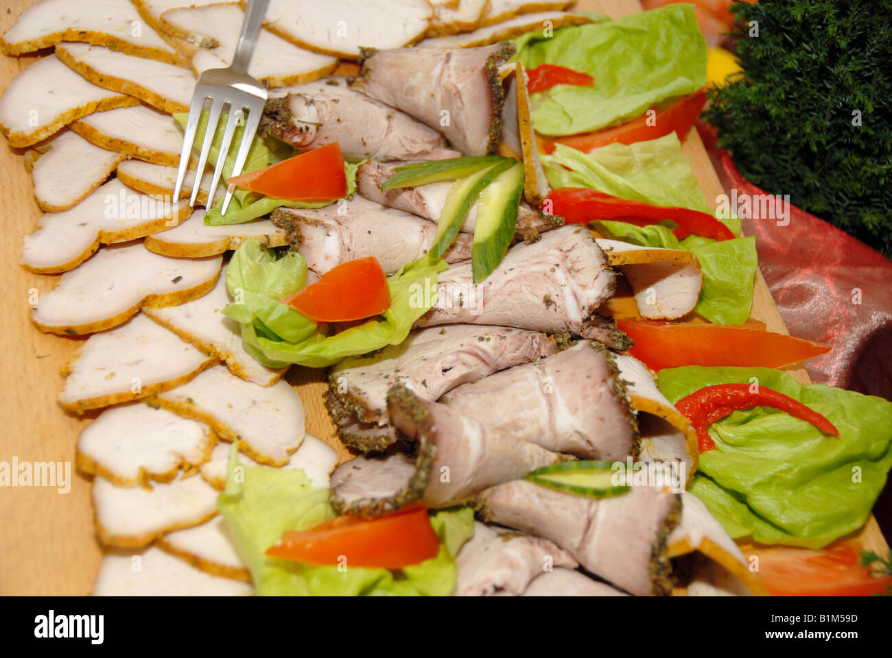 Catering buffet Stockfoto