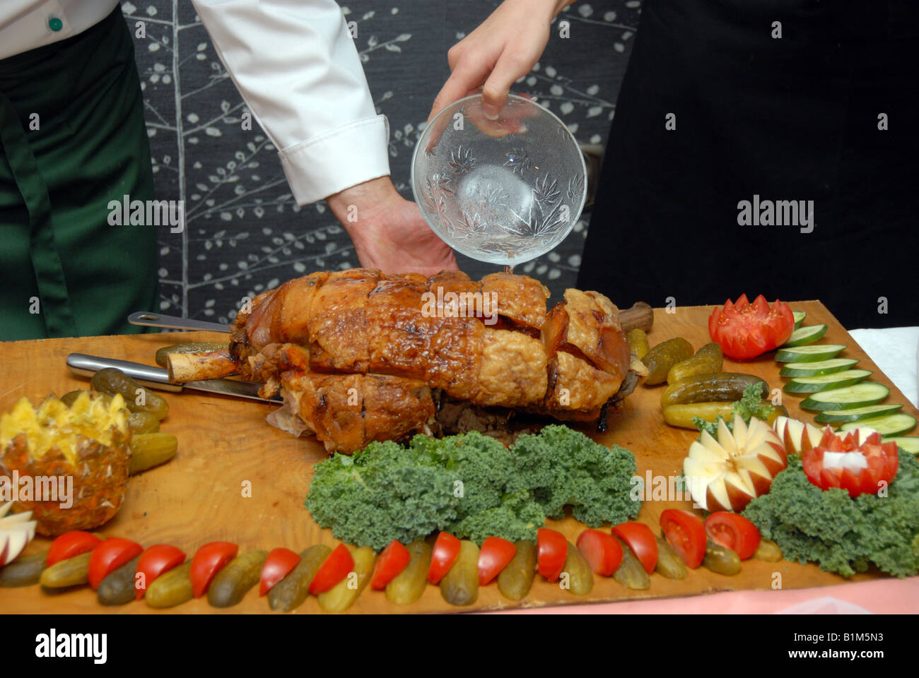 Catering buffet Stockfoto
