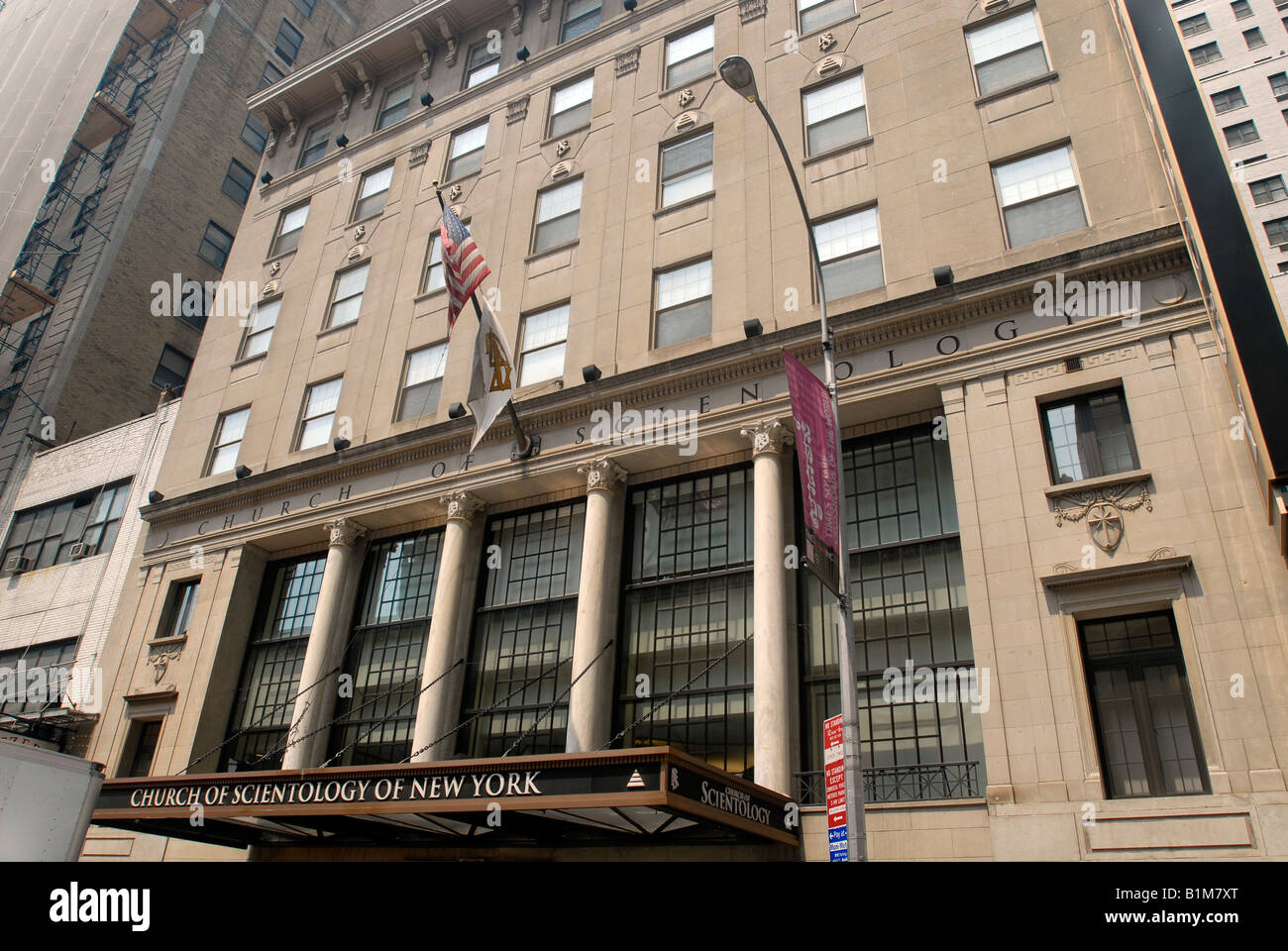 Scientology-Kirche in Midtown New York Stockfoto