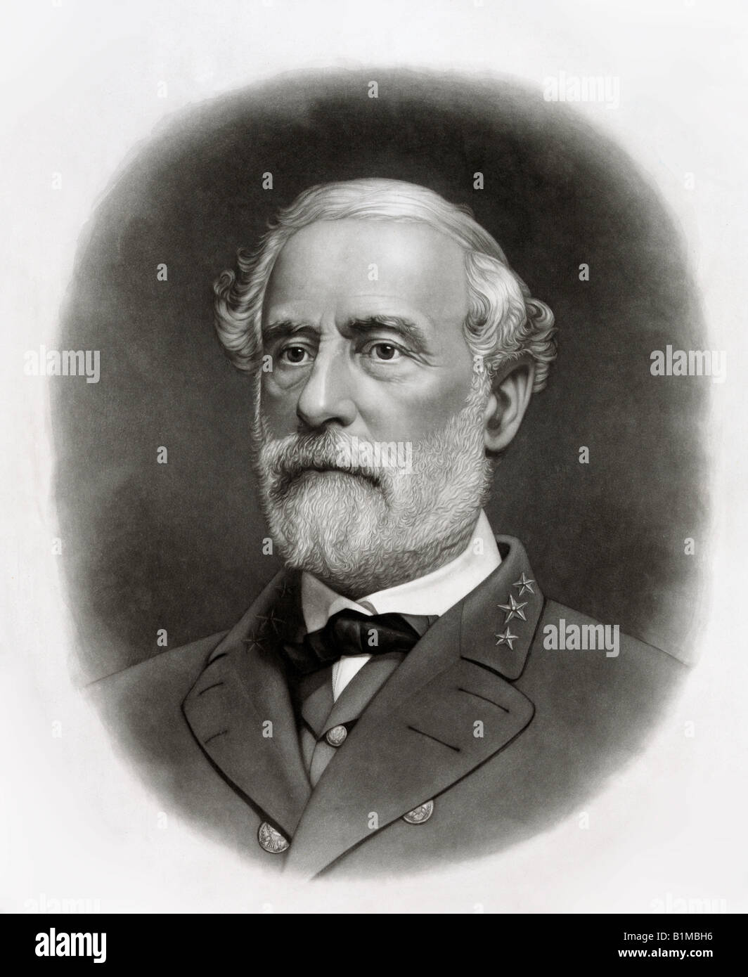 Konföderierten General Robert E Lee - USA Bürgerkrieg Stockfoto