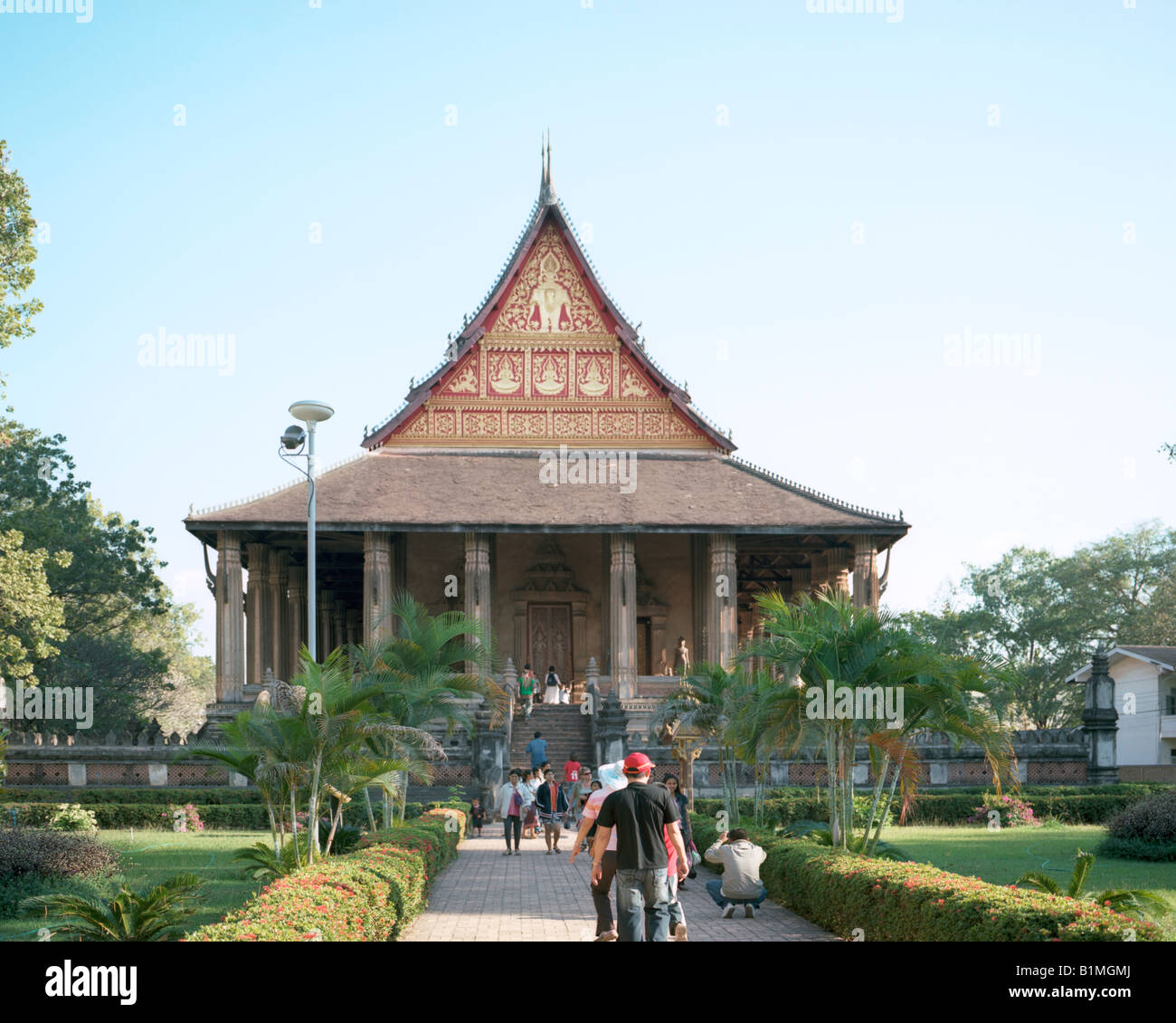 Ho-Pra Keo Tempel Stockfoto