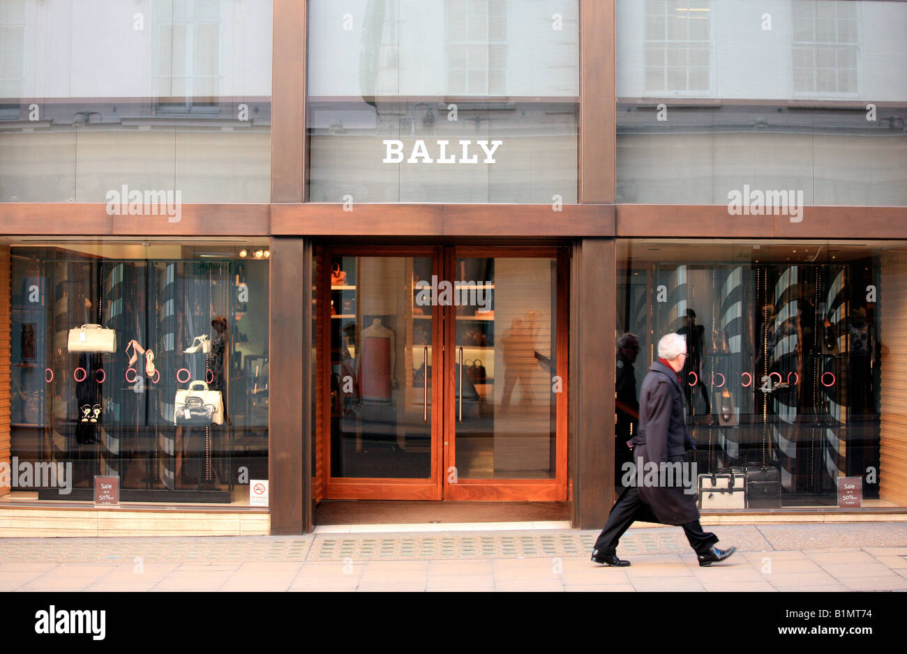 Bally Ladenfront, London Stockfoto