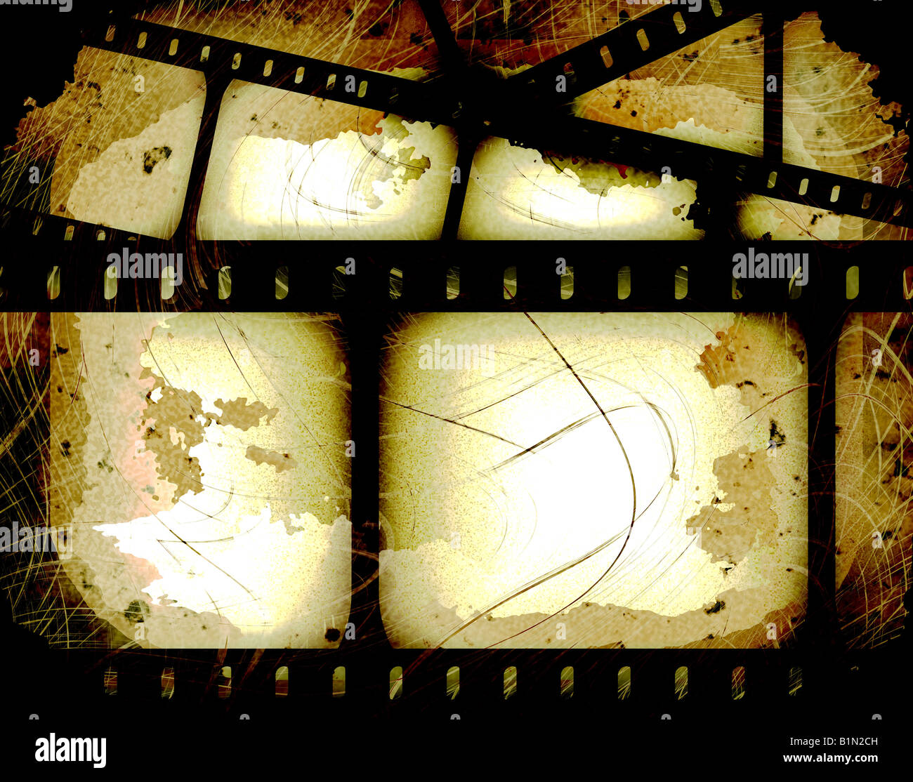 abstrakte Komposition der Filmbilder oder Filmstreifen Stockfoto abstrakte Komposition der Filmbilder oder Filmstreifen Stockfoto