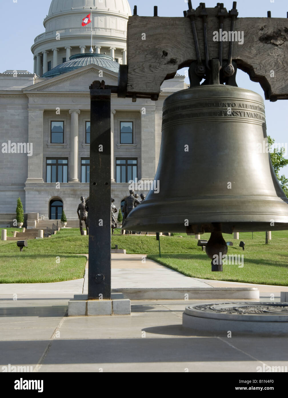 Arkansas State Capitol Komplex in Little Rock Arkansas Stockfoto