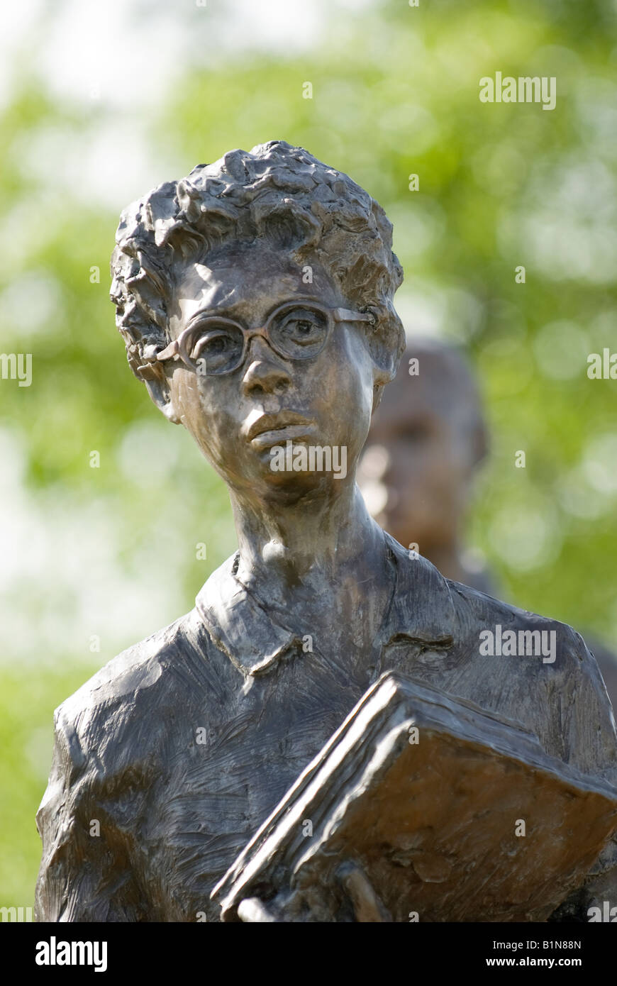 Die Little Rock Nine dargestellt im Testament eine 2005 Skulptur auf dem Gelände das Arkansas State Capitol in Little Rock Stockfoto