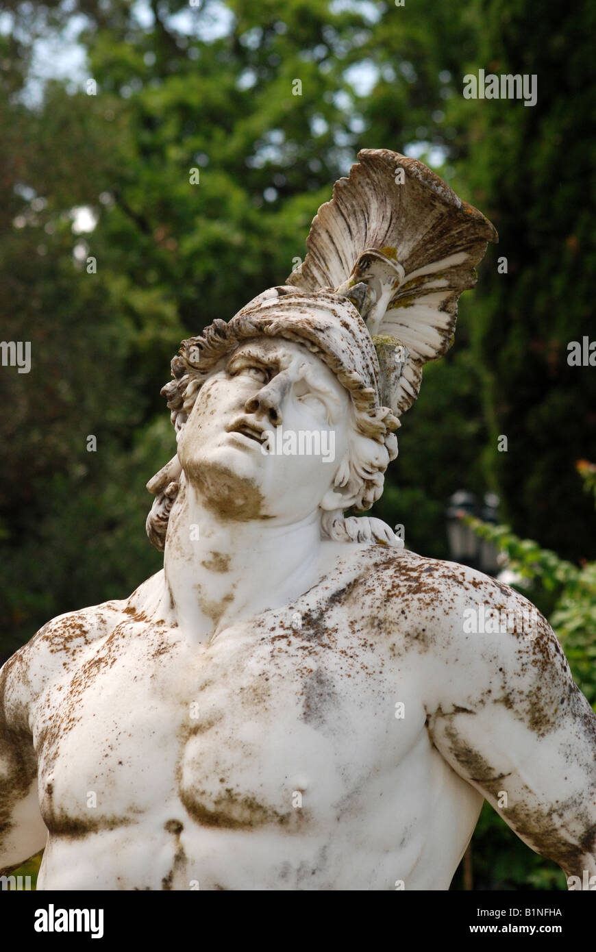 Das Achilleas Thniskon (sterben Achilles) Marmorstatue im Palast der