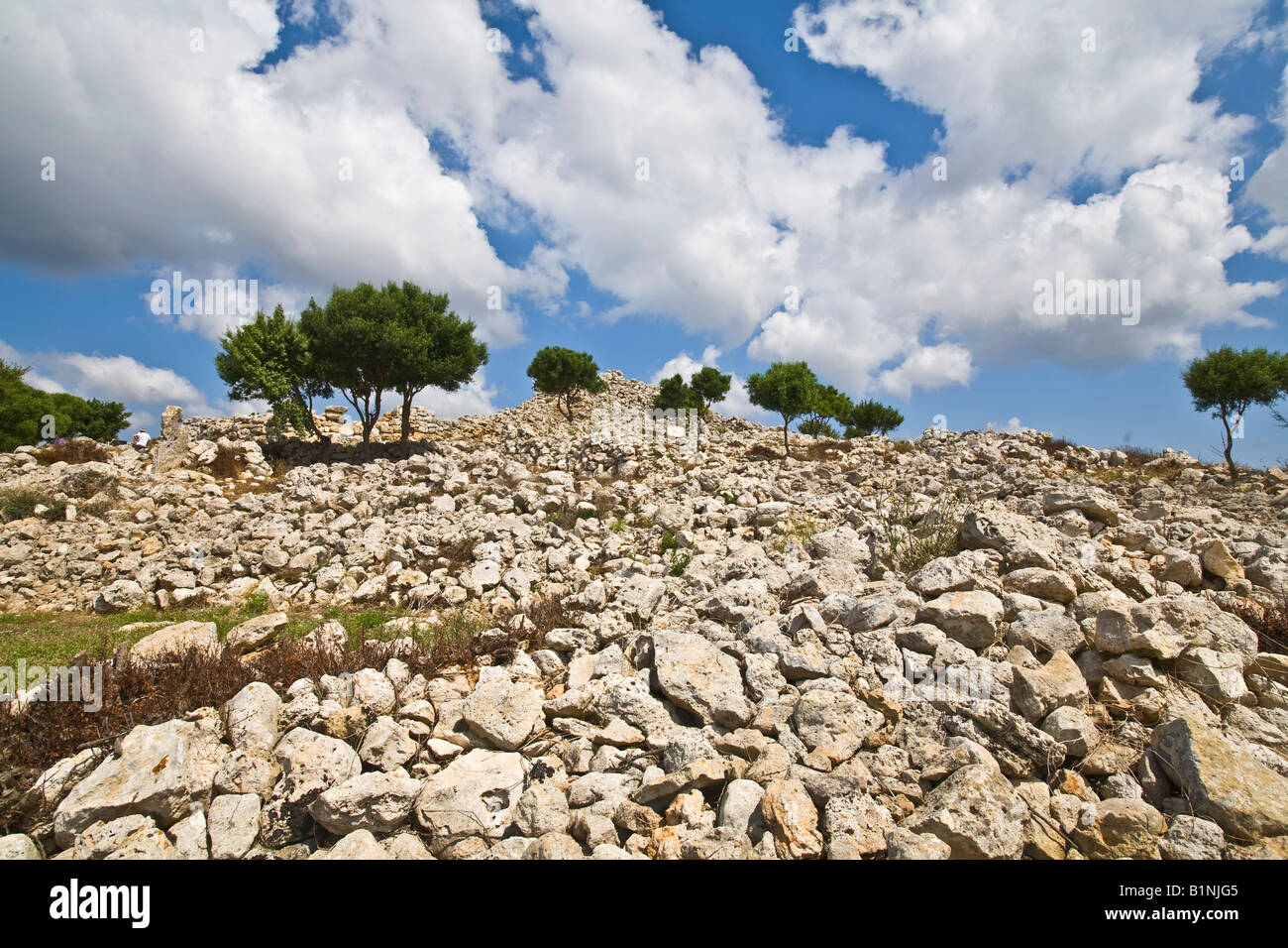 Torre d ' en Galmes talayotische Siedlung Menorca Stockfoto