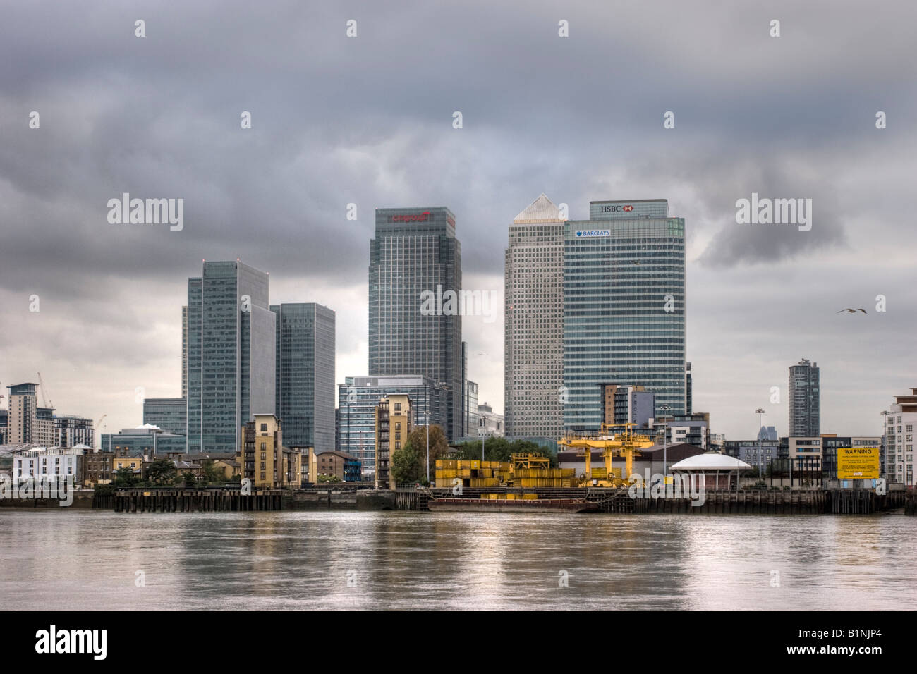 Canary Wharf Isle of dogs London Uk Stockfoto