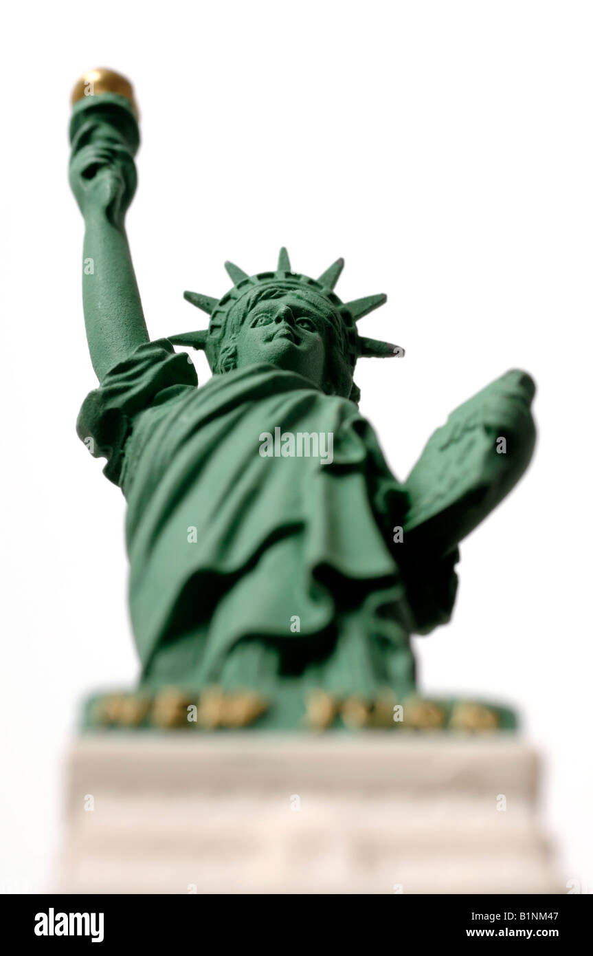 Miniatur der Freiheitsstatue ornament Stockfoto