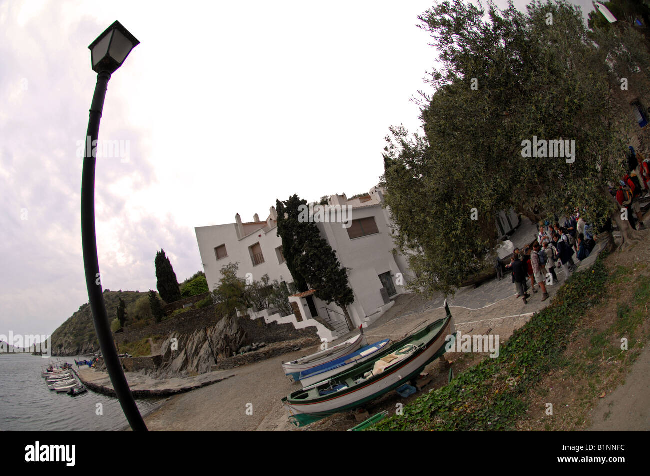 Salvador Dali-Haus, jetzt ein Museum, Port Lligat, Cadaques, Spanien Stockfoto