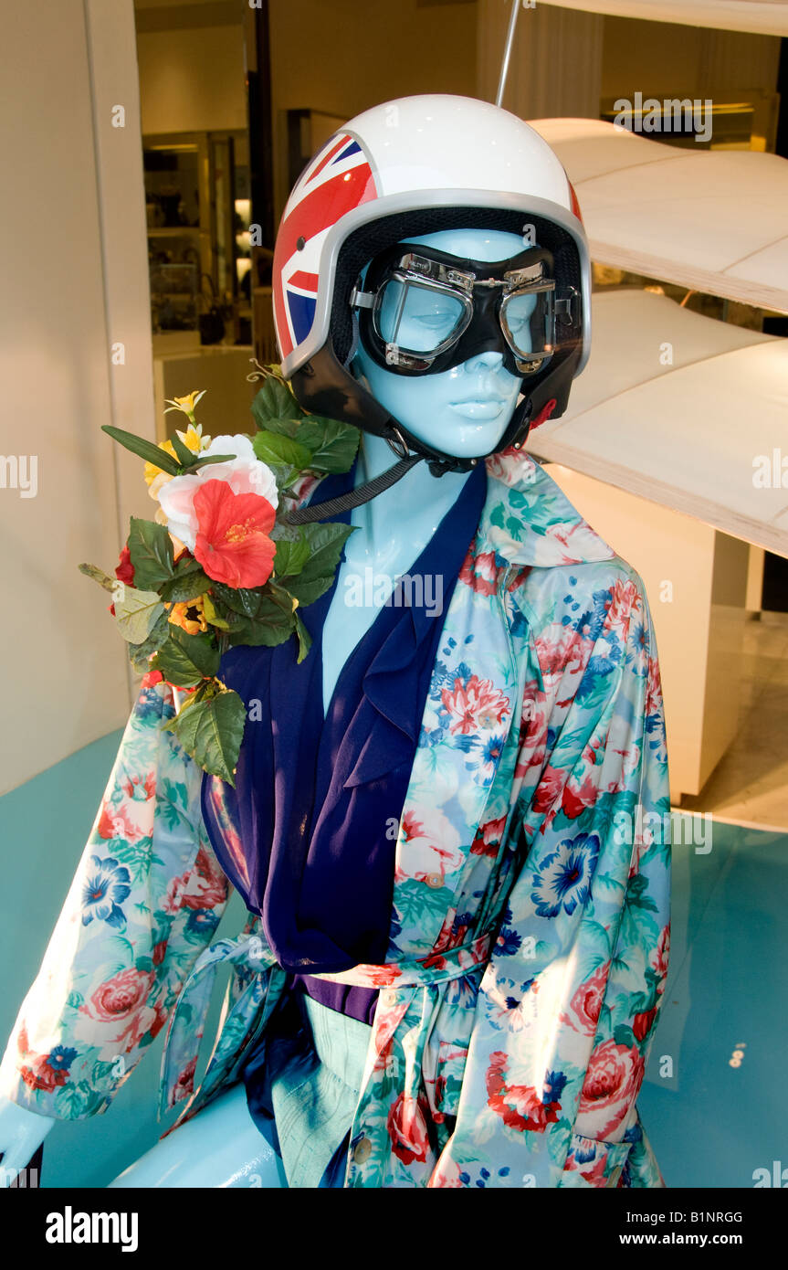 London England Selfridge Oxford street Kleidung dress Designer Couturier modische Mode Stockfoto
