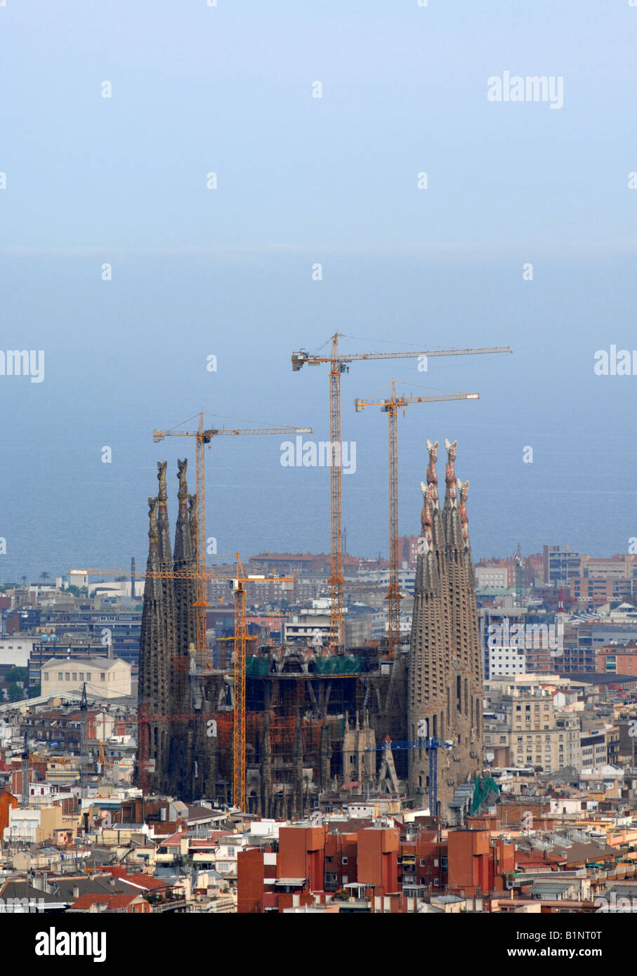Kathedrale La Familia Sagrada, Barcelona, Spanien Stockfoto