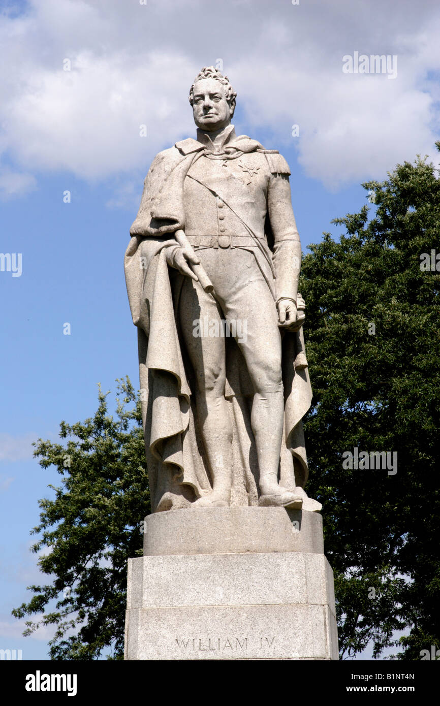 Statue von Wilhelm IV. im Greenwich Park London Stockfoto