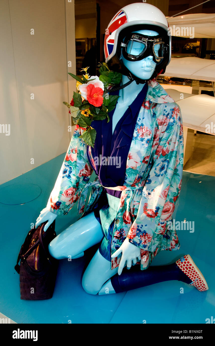 London England Selfridge Oxford street Kleidung dress Designer Couturier modische Mode Stockfoto