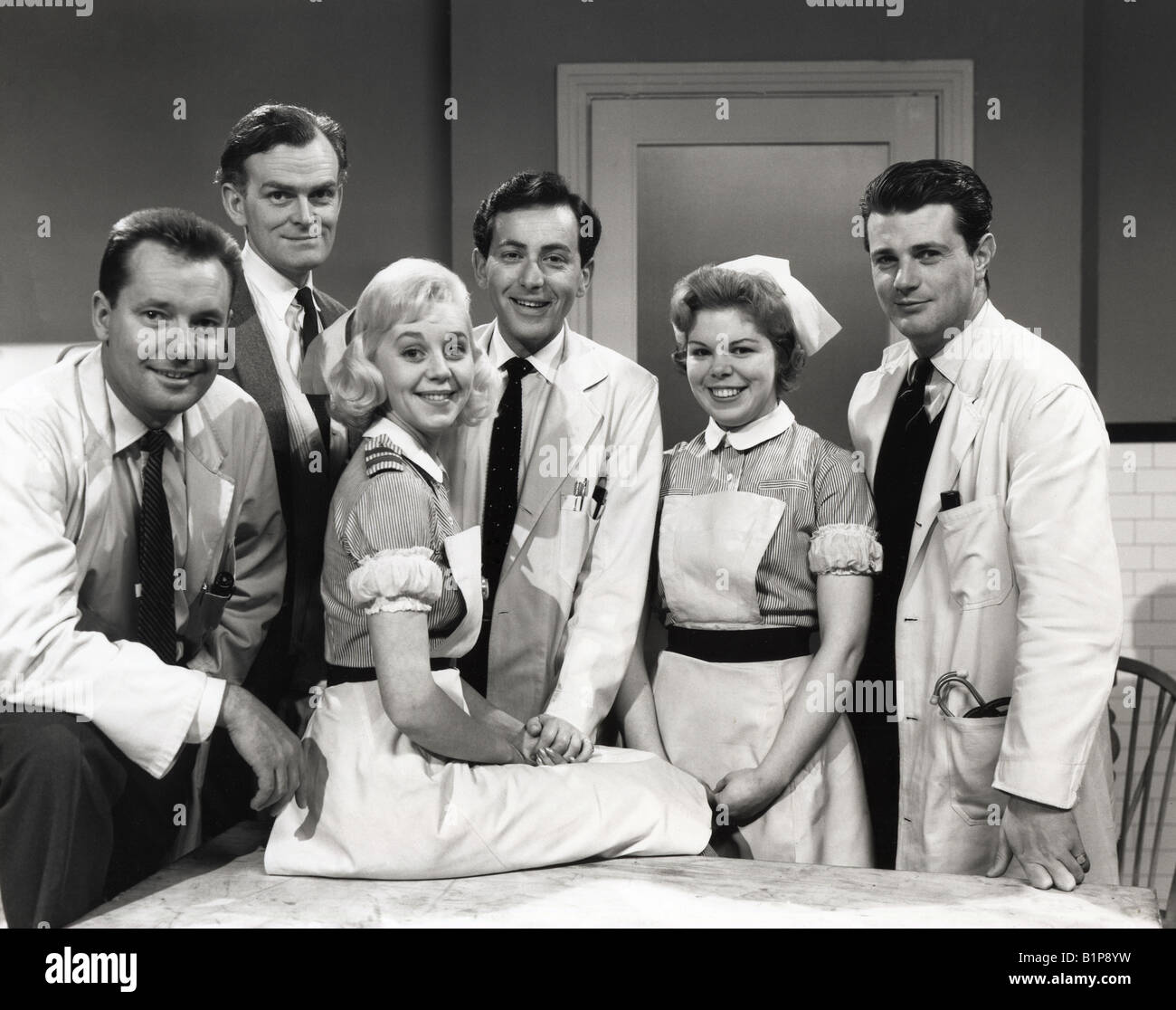 EMERGENCY WARD 10 - ATV TV-Serie und die erste britische medizinische Seife Oper - siehe Beschreibung unten für details Stockfoto