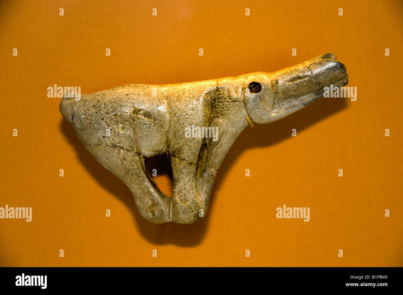 Zeit-Speer-Werfer Steinwerkzeuge 11000 v. Chr. Montastruc Penne Tarn Frankreich Ice Age Alter Frankreich Französisch Stockfoto