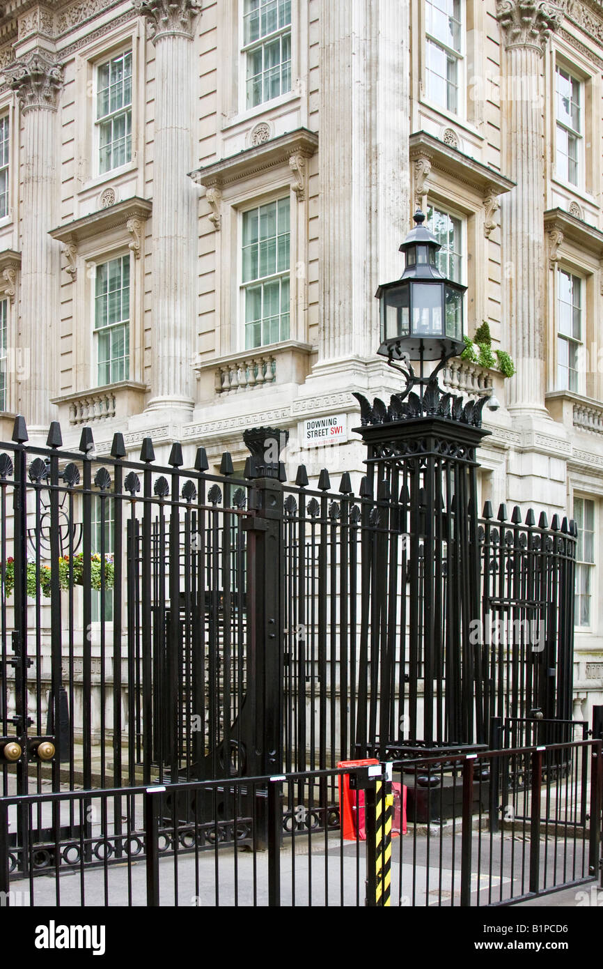 Downing Street, der Heimat des britischen Premierministers, London England Stockfoto