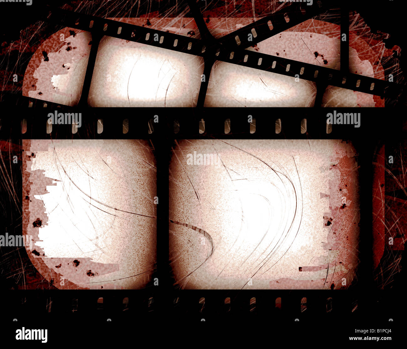 abstrakte Komposition der Filmbilder oder Filmstreifen Stockfoto abstrakte Komposition der Filmbilder oder Filmstreifen Stockfoto