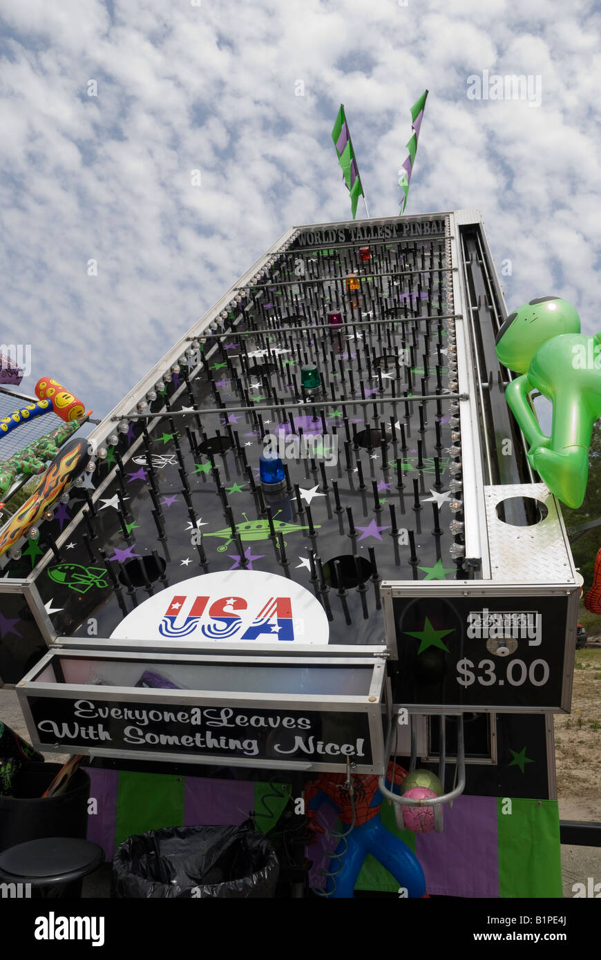 Weltweit höchste Flipper an der jährlichen Carrabelle Riverfront Festival Carrabelle Florida Stockfoto
