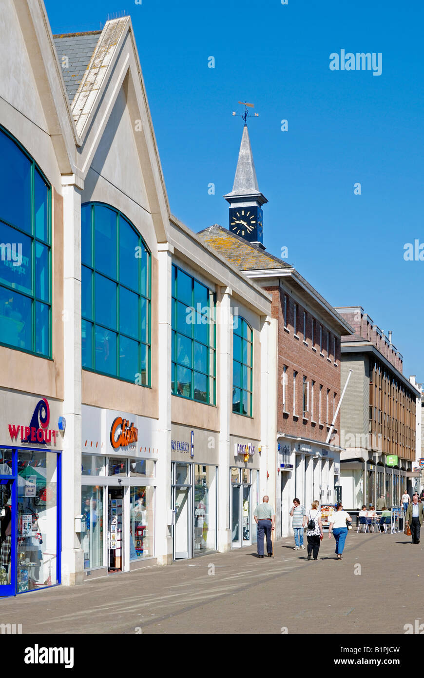 neue Geschäfte in Truro, Cornwall, England, uk Stockfoto