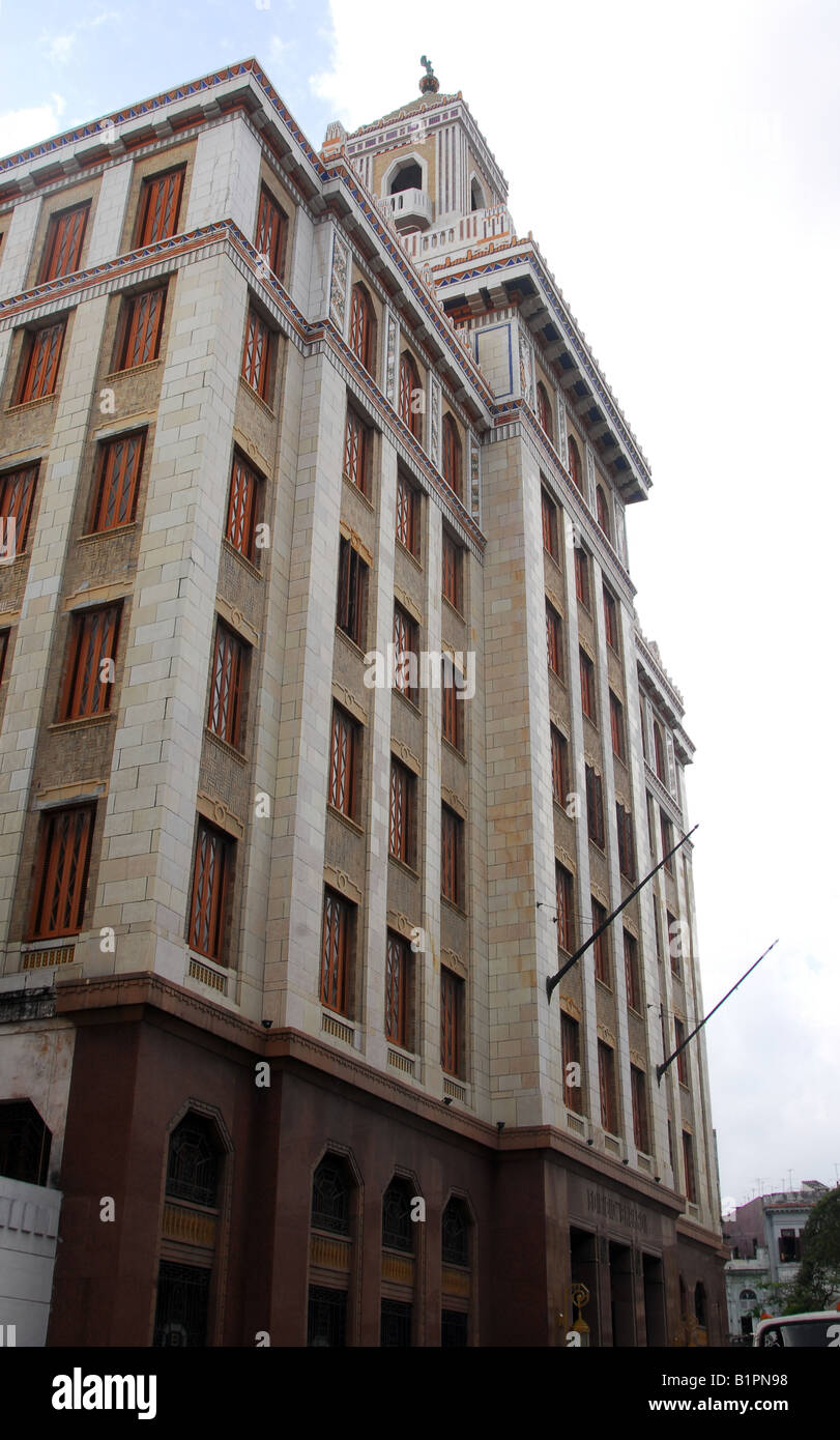 Bacardi Art-Deco-Gebäude in Havanna Kuba Stockfoto