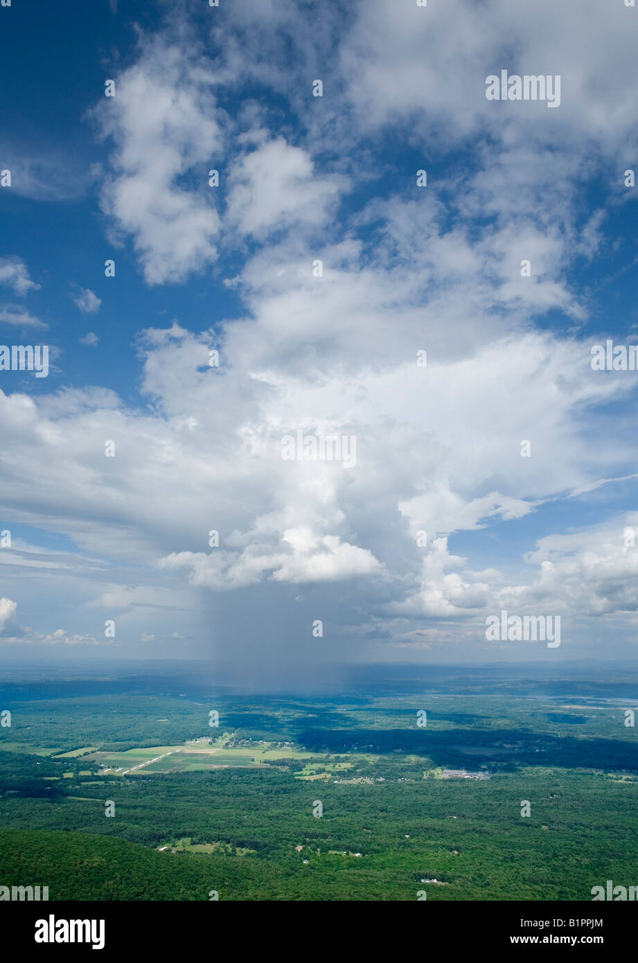 Weiten Blick auf Hudson Valley von Escarpment Trail New York State Stockfoto