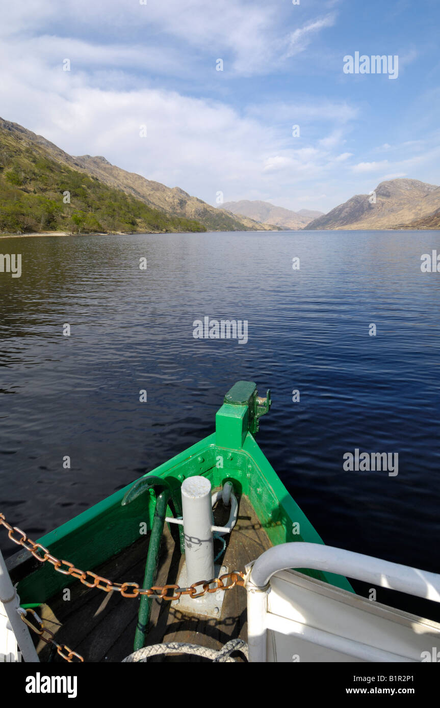 Wildlife Cruise auf Loch Shiel, Highlands, Schottland Stockfoto