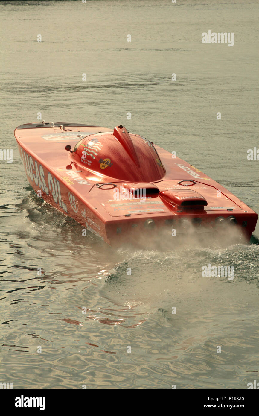 Evolution Klasse P1 Powerboat Stockfoto