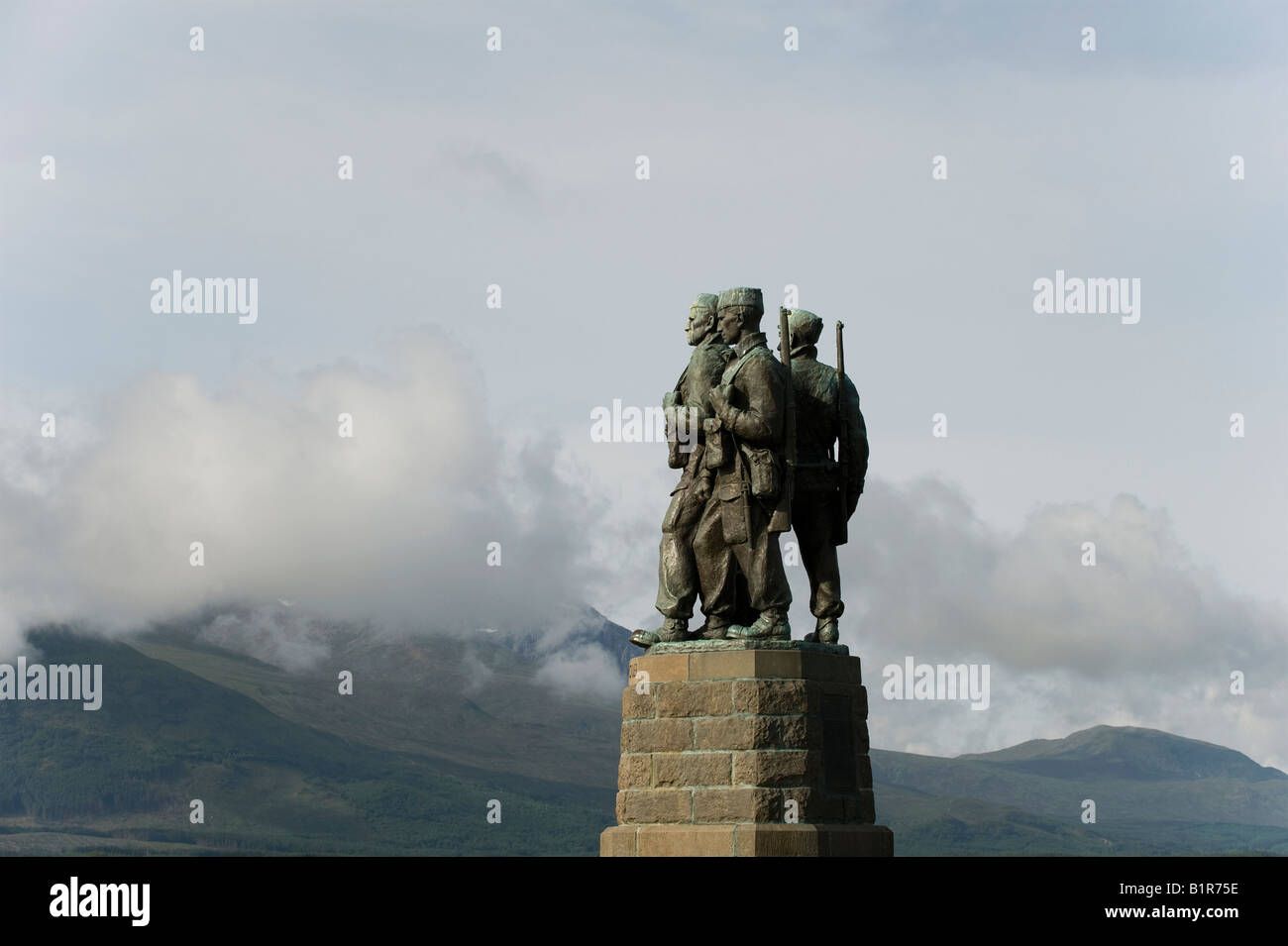 Commando Memorial, Highlands, Schottland Stockfoto