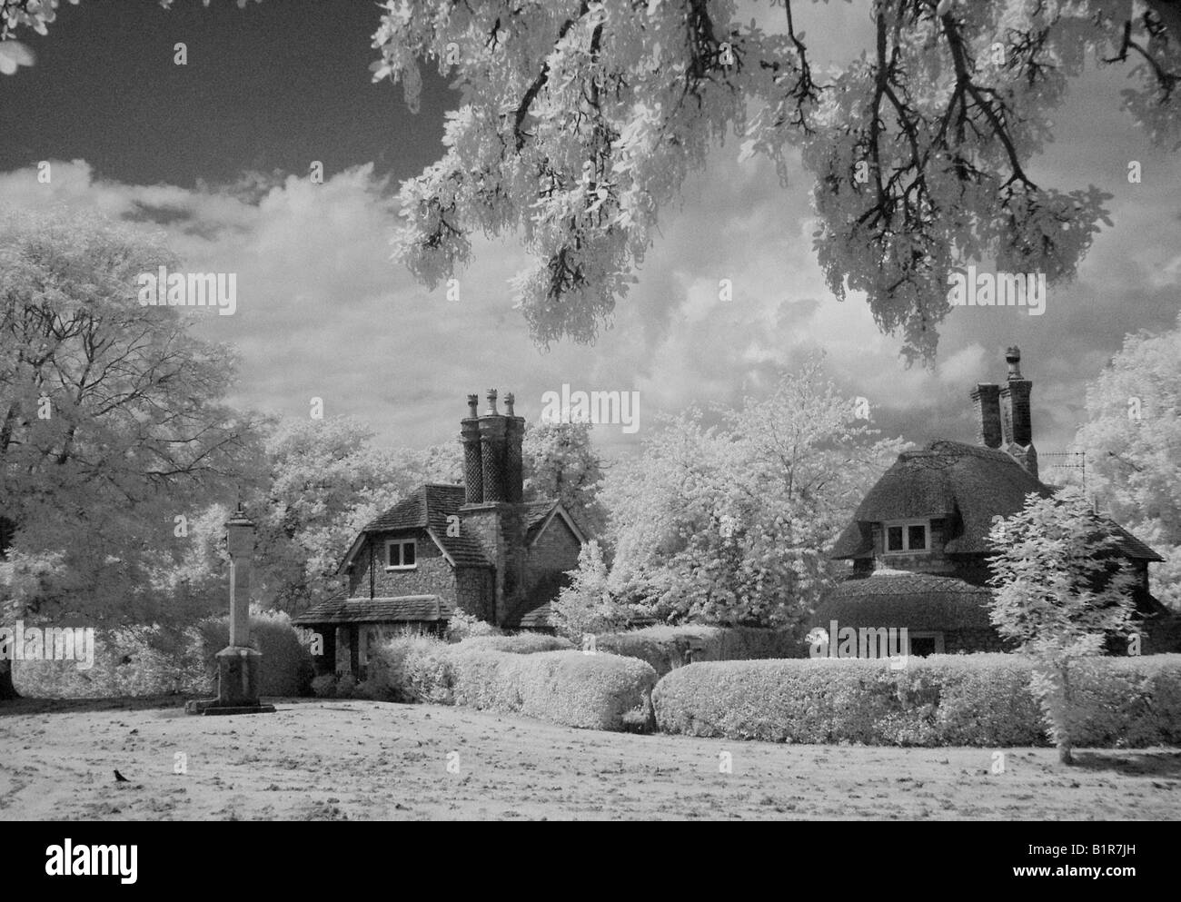 Blaise Hamlet Hütten Henbury Bristol England Stockfoto