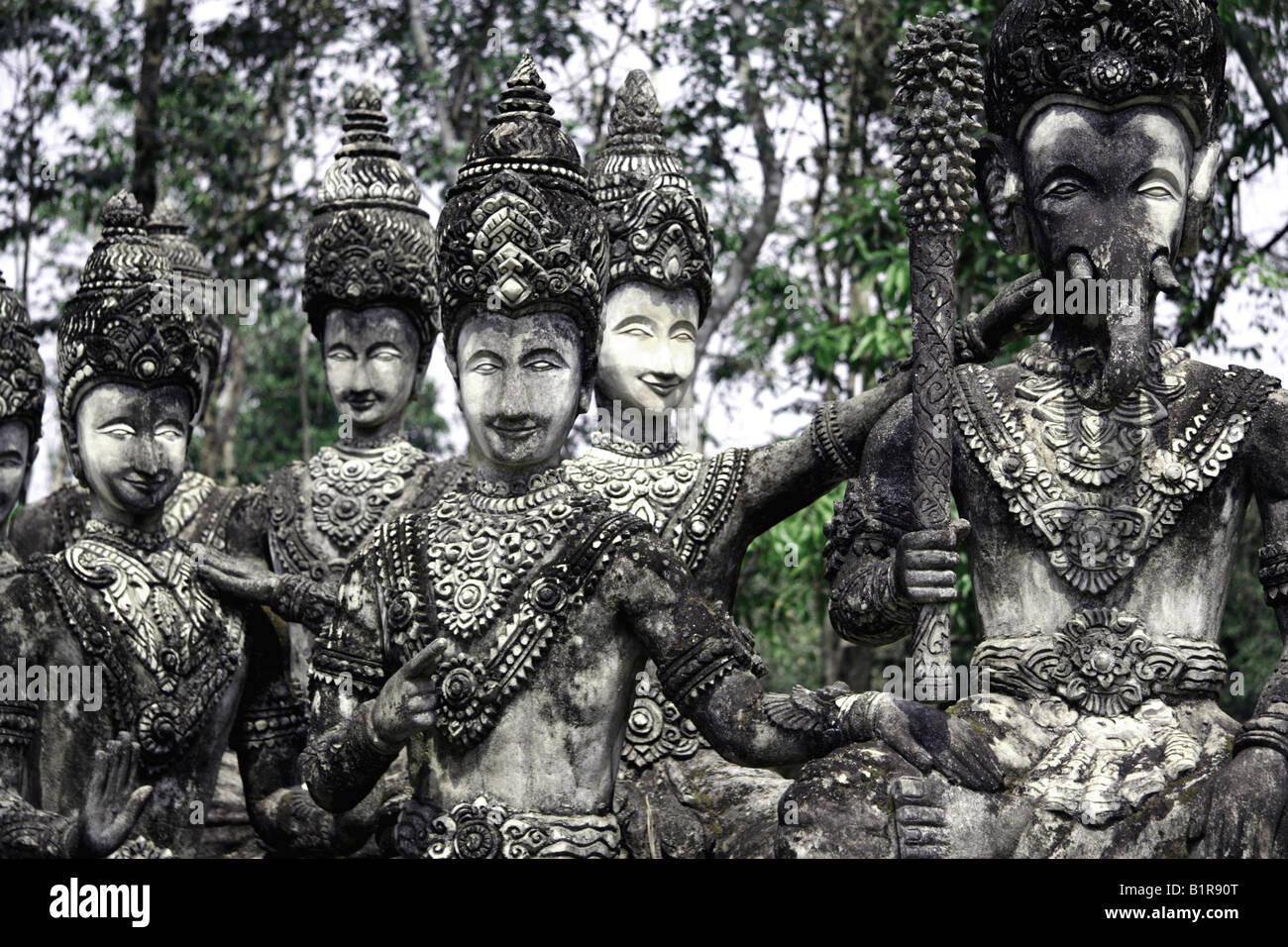 Sala Kaew Ku Skulpturenpark Nong Khai Thailand Stockfoto