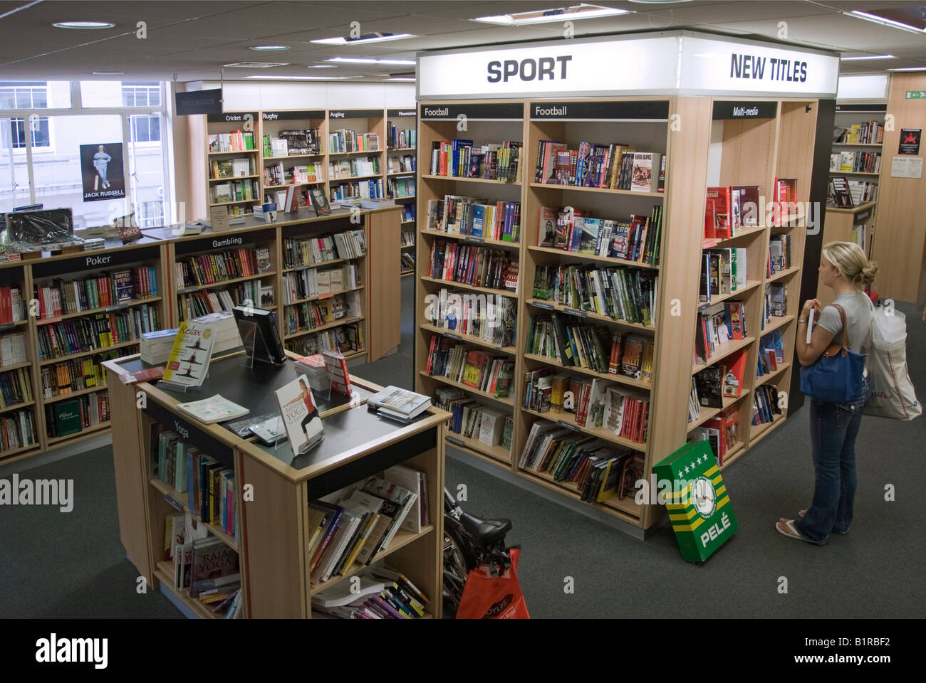 Foyles Bookstore Charing Cross Road London Stockfoto