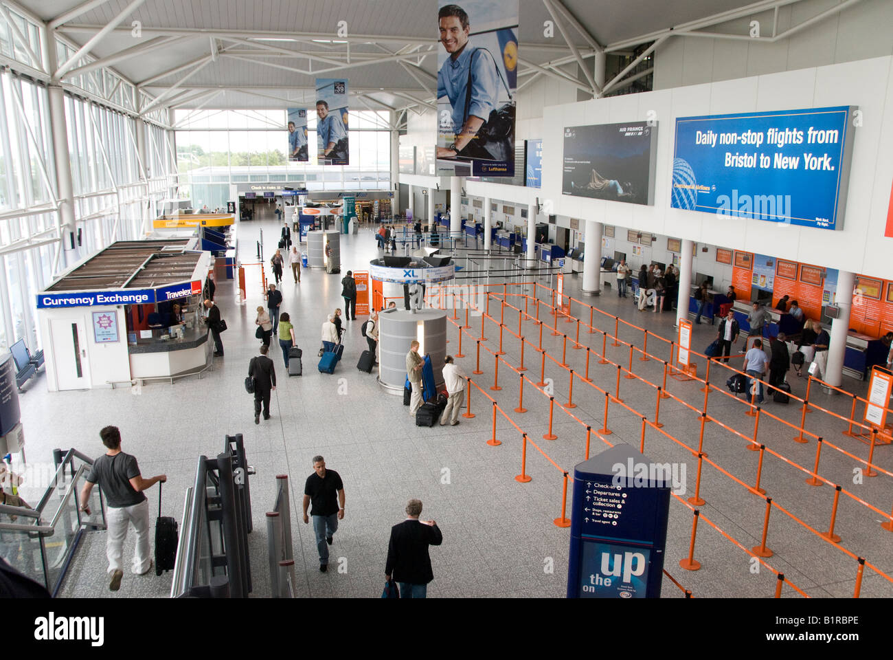 Flughafen Bristol in Großbritannien Stockfoto