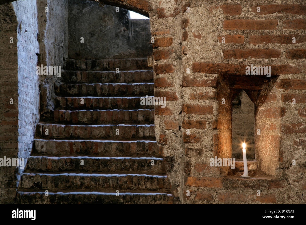 Mittelalterlichen Gewölbekeller, Abstellraum, Muehldorf am Inn, Bayern, Deutschland, Europa Stockfoto