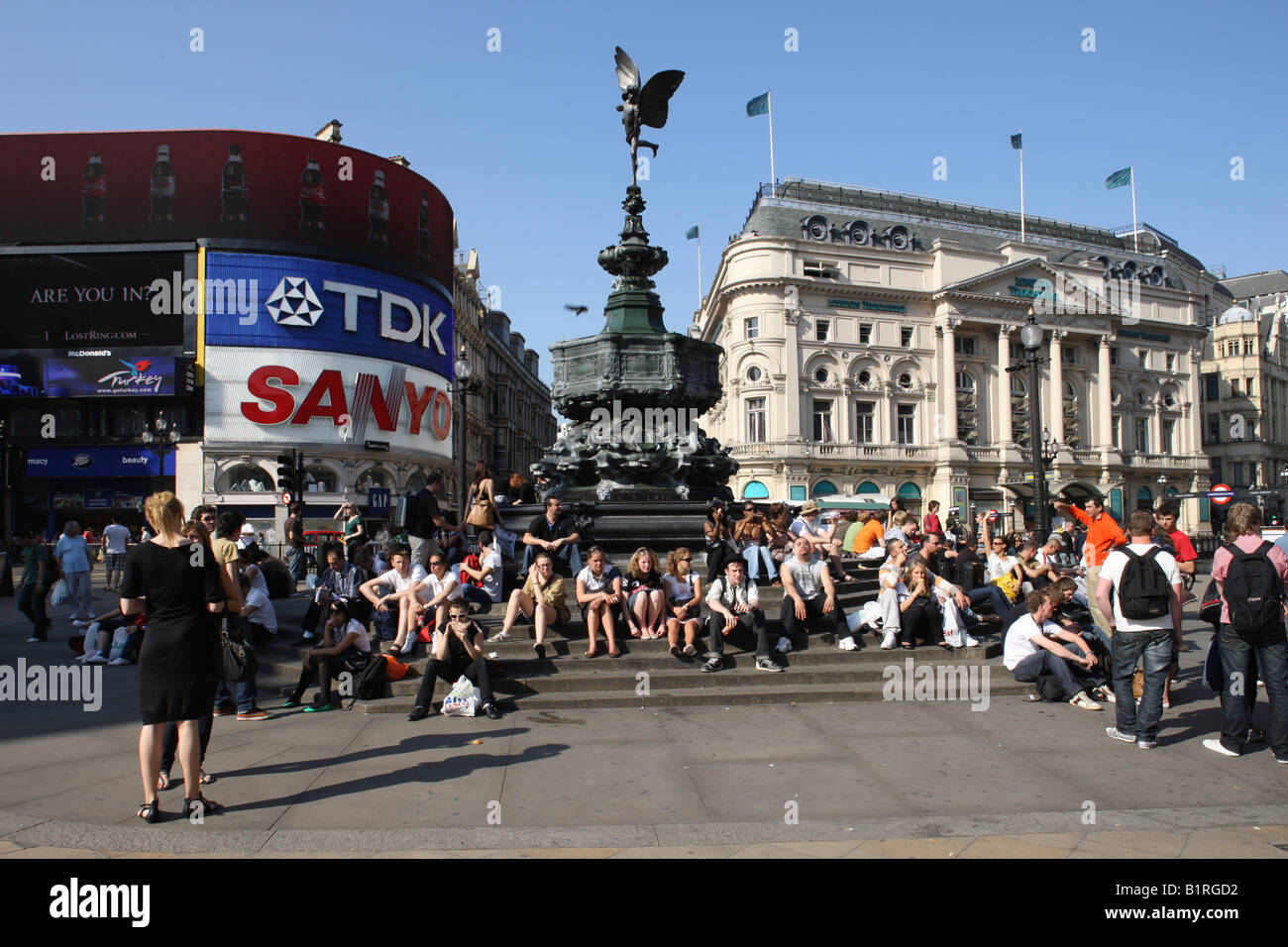 Piccadilly Circus, London, England, Großbritannien, Europa Stockfoto