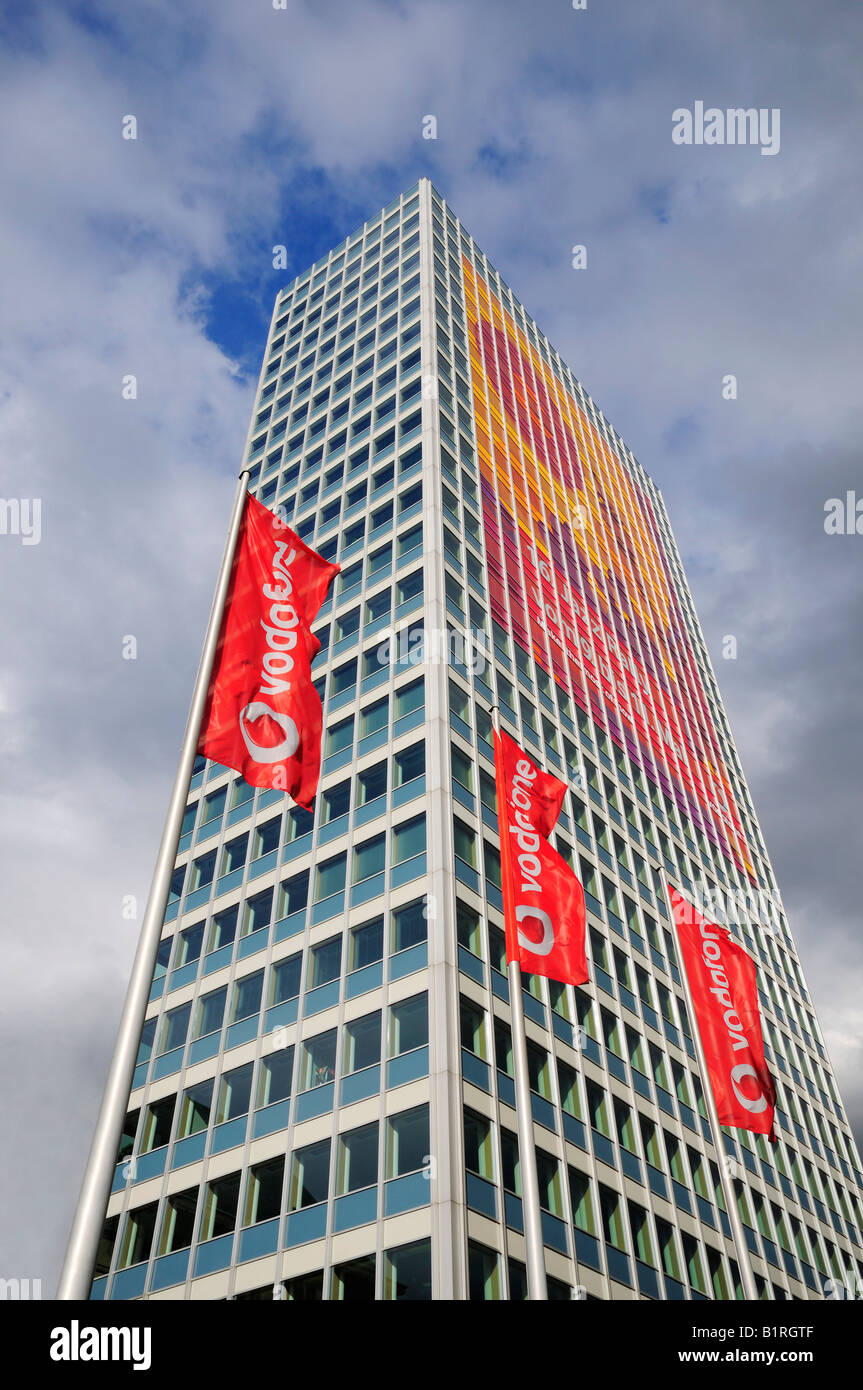 Vodafone Tower, Düsseldorf, Nordrhein-Westfalen, Deutschland Stockfoto