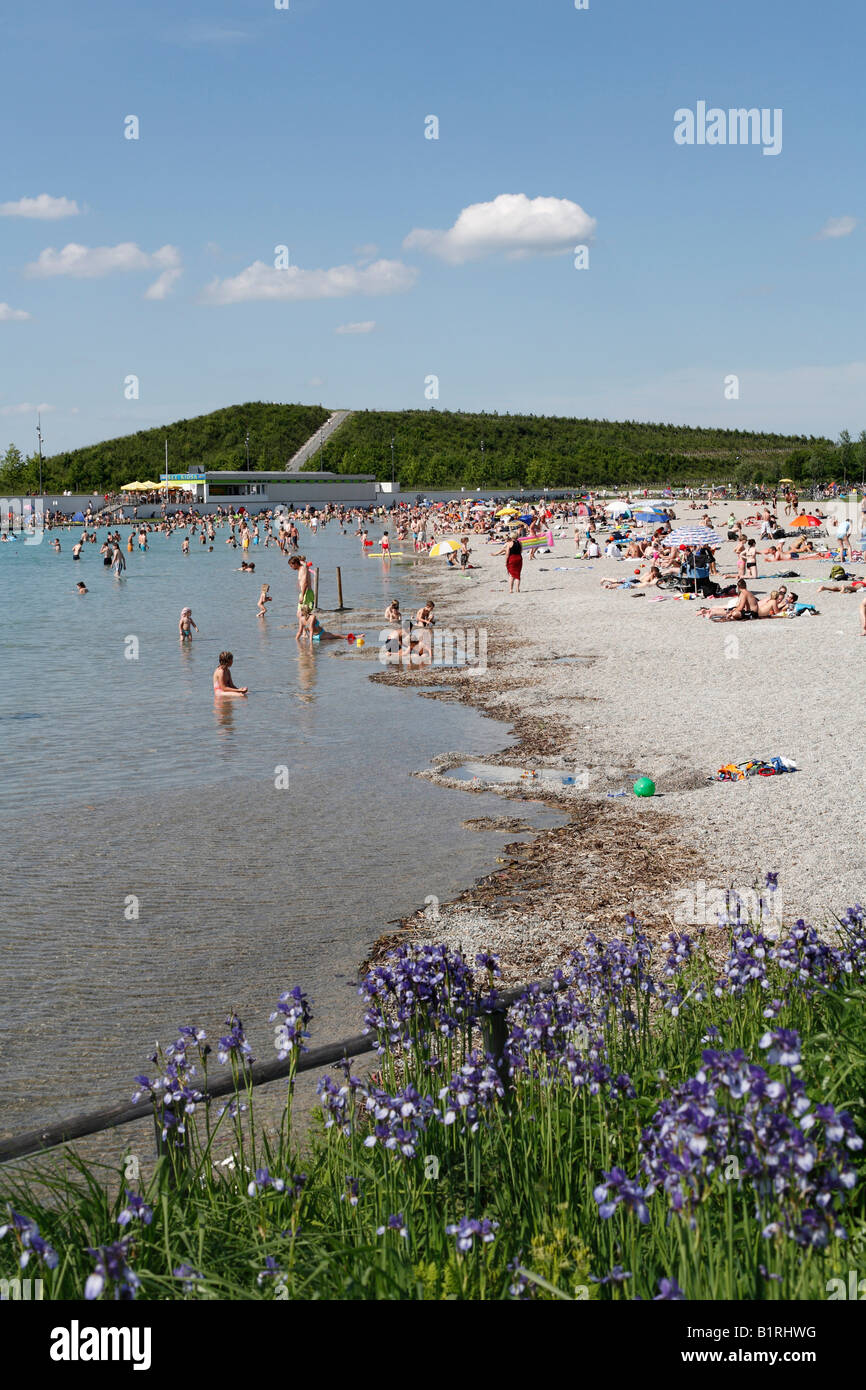 Riemer See, BUGA-See, Schwimmen See, Riemer Park, Riem, München, Bayern,  Deutschland, Europa Stockfotografie - Alamy