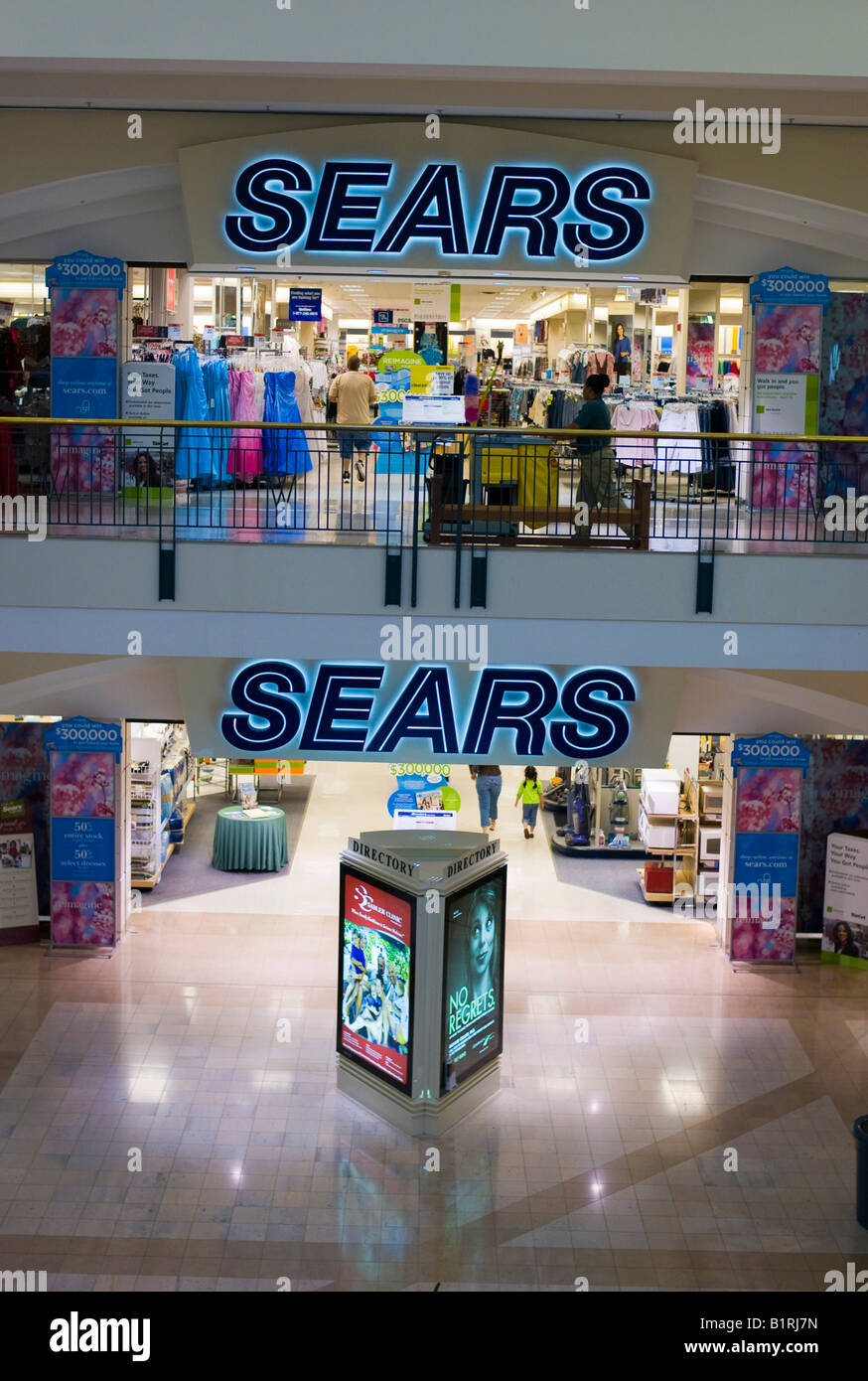 Sears Kaufhaus in einem Einkaufszentrum in Texas, USA Stockfoto