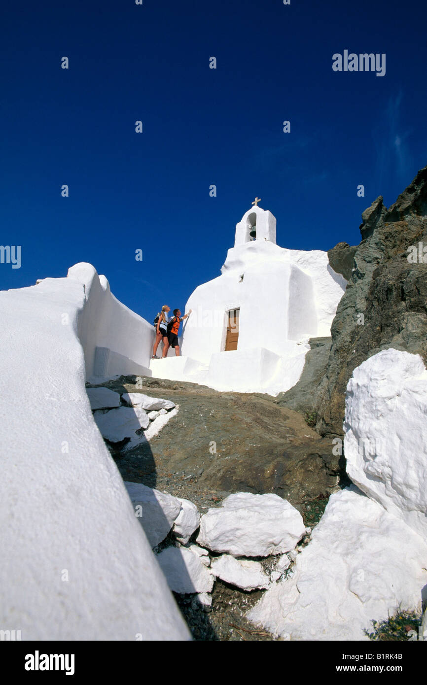 Kreuzgang, Naxos, Kykladen, Griechenland Stockfoto