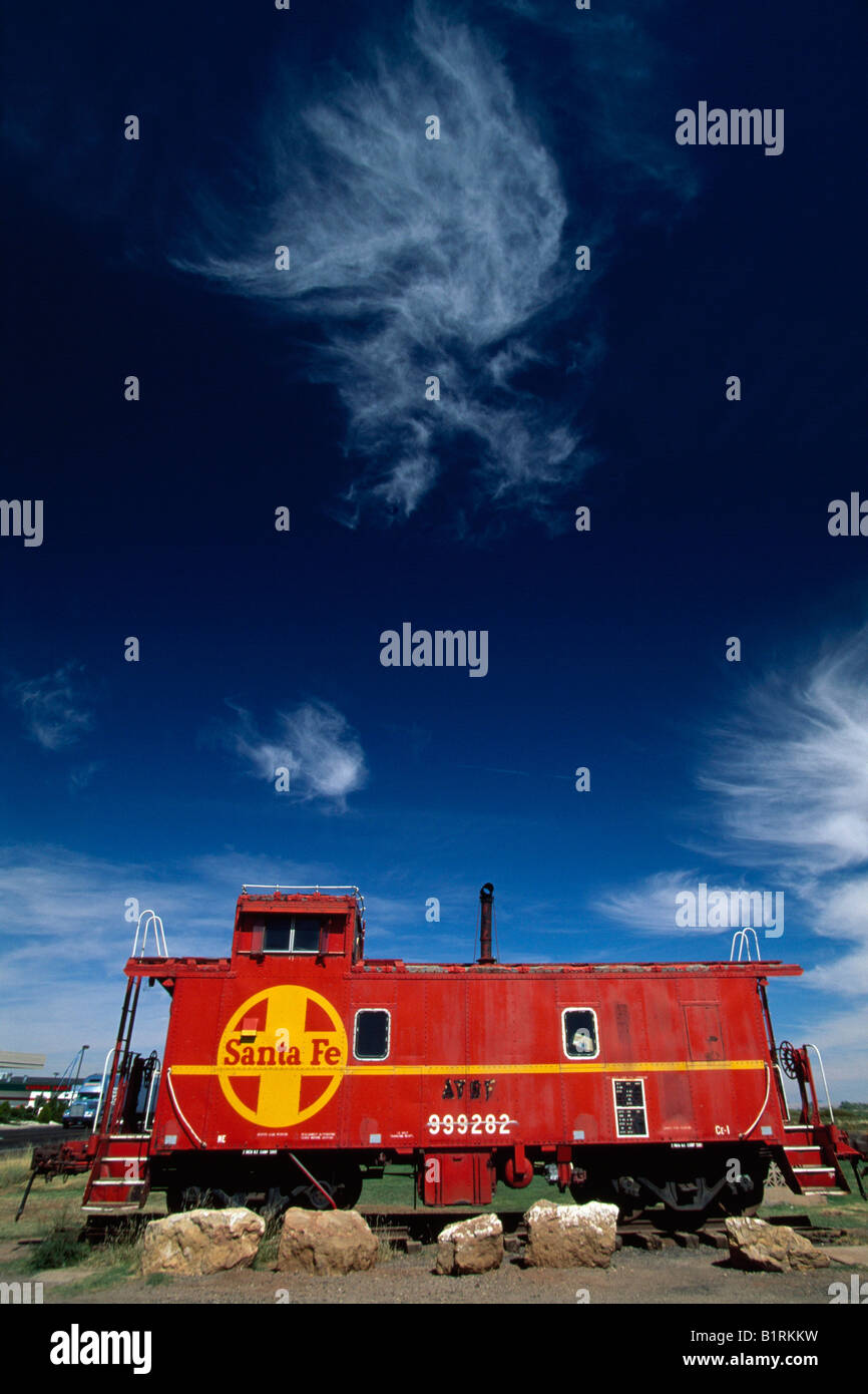Eisenbahn, Santa Fe, New Mexico, USA Stockfoto